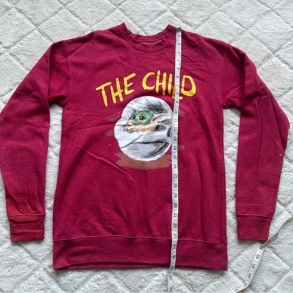 Star Wars The Mandalorian | Boxlunch Red Long Sleeve Sweater | Size Extra Small - Picture 8 of 8